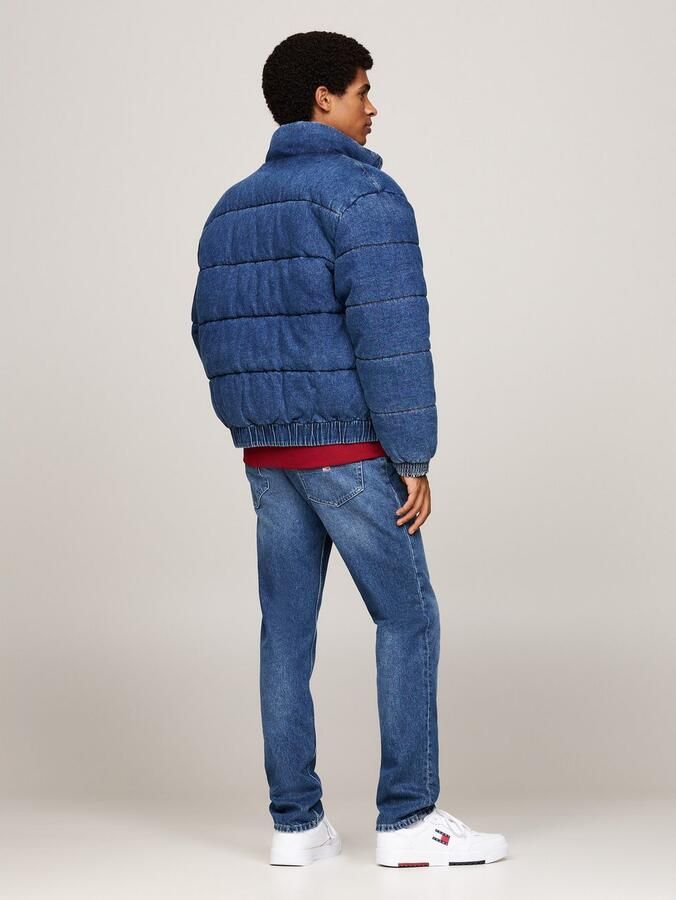TOMMY JEANS Gewatteerde jas DENIM PUFFER JKT DH6051 met geborduurd merklogo op borsthoogte - Foto 2