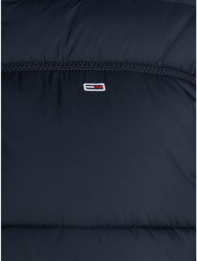 TOMMY JEANS Gewatteerde jas met een logo-opschrift