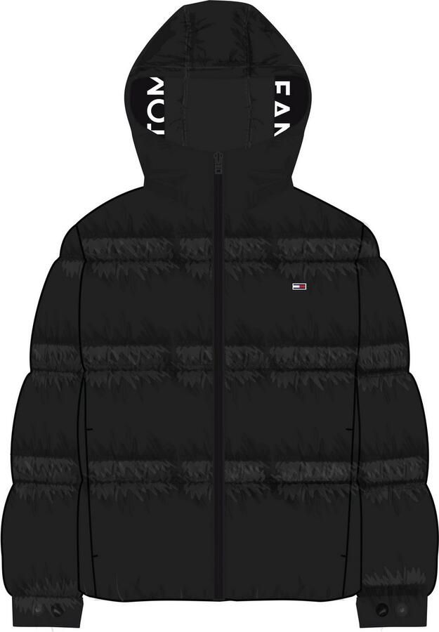 TOMMY JEANS Gewatteerde jas met een logo-opschrift - Foto 6