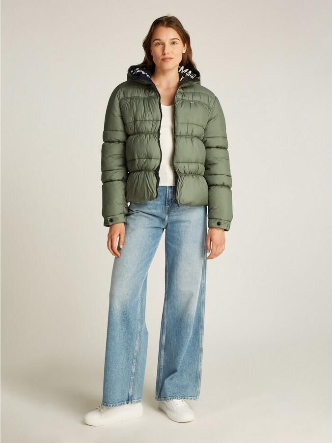 TOMMY JEANS Gewatteerde jas met een logo-opschrift - Foto 4