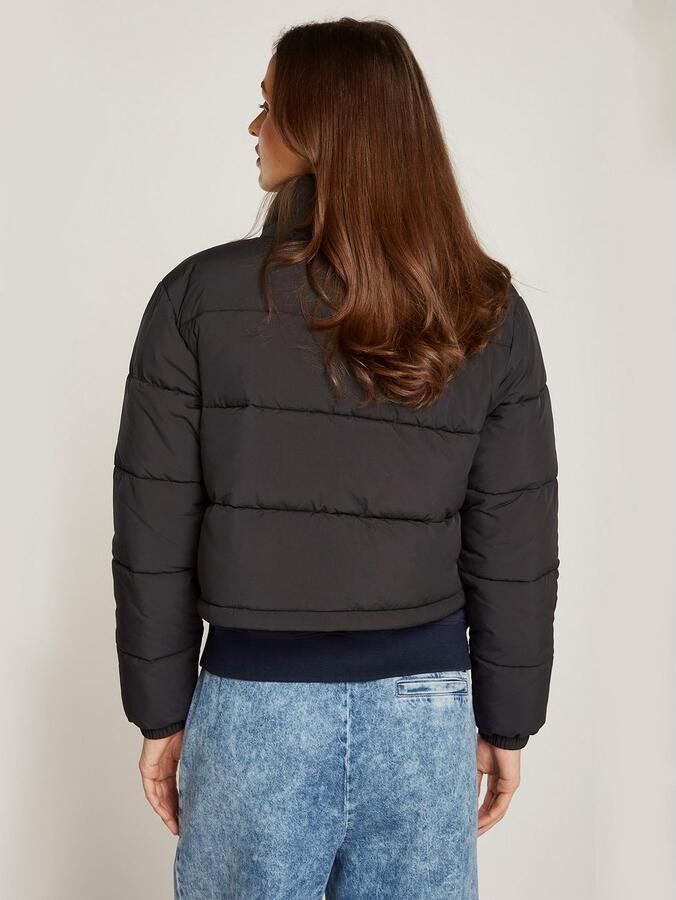 Tommy Jeans Zwarte Pufferjas Urban Stijl Black Dames - Foto 2