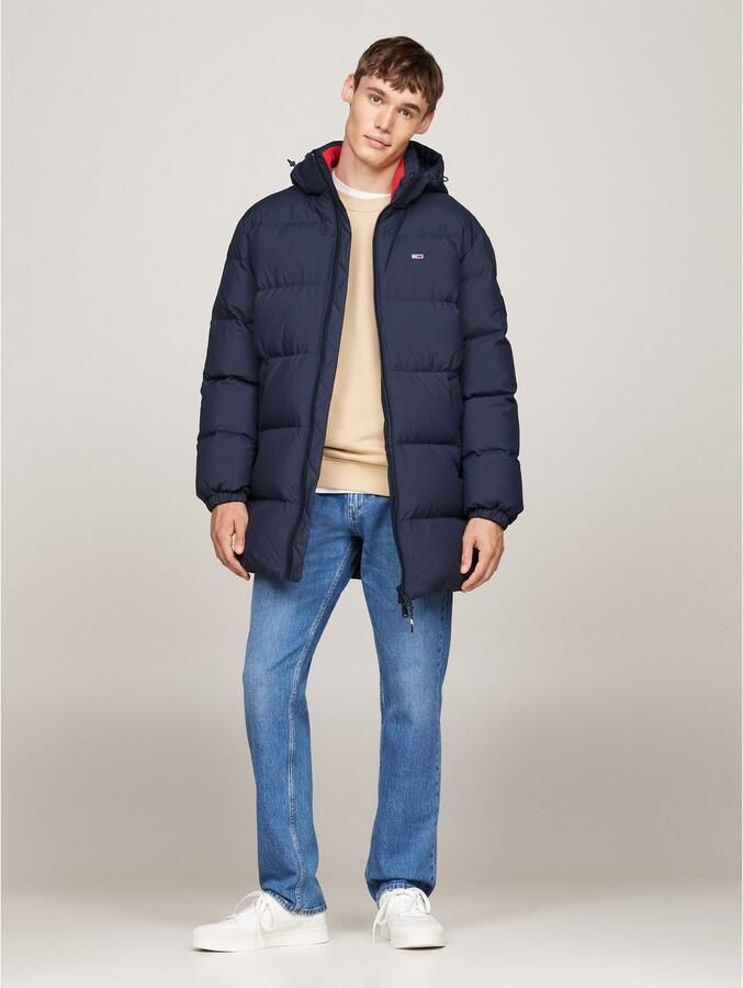 TOMMY JEANS Gewatteerde jas TJM ESSENTIAL DOWN PARKA Donzen jas overgangsjas met capuchon - Foto 8