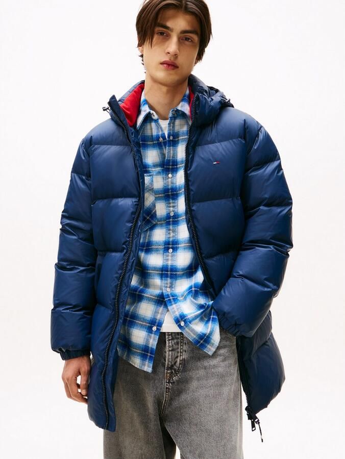 TOMMY JEANS Gewatteerde jas TJM ESSENTIAL DOWN PARKA Donzen jas overgangsjas met capuchon - Foto 10