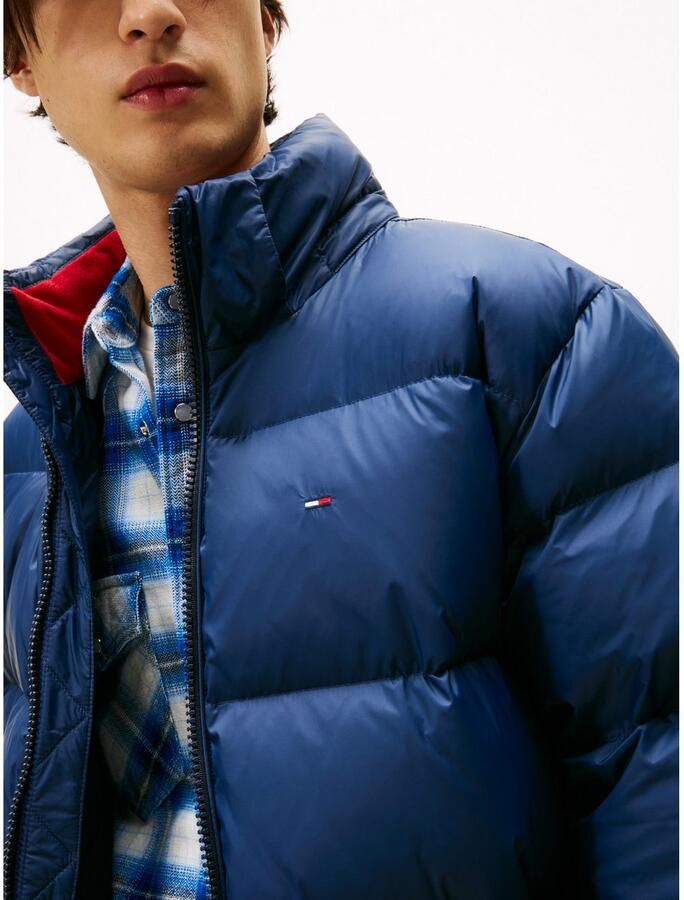 TOMMY JEANS Gewatteerde jas TJM ESSENTIAL DOWN PARKA Donzen jas overgangsjas met capuchon - Foto 6