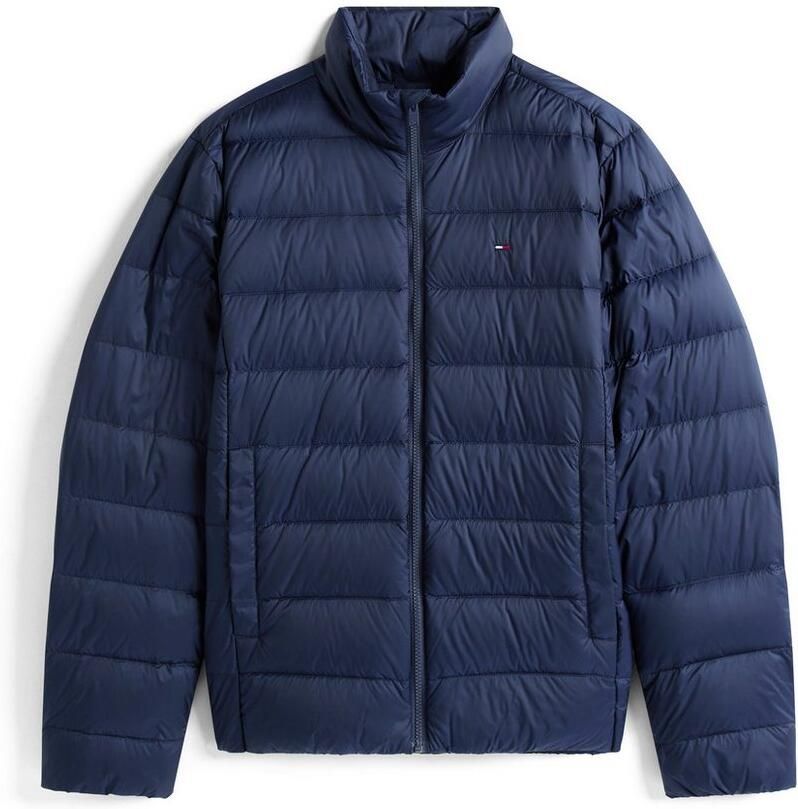 Tommy Jeans Plus Gewatteerde jas TJM LT DOWN JACKET EXT in grote maten logoborduring ritszakken