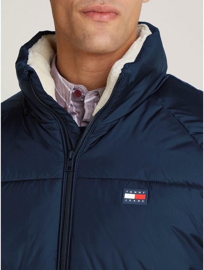 TOMMY JEANS Gewatteerde jas TJM POLY PUFFER EXT Winterjas met staande kraag gevoerd teddy binnenzakken - Foto 2