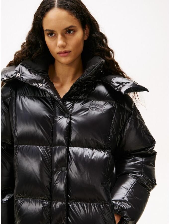 TOMMY JEANS Gewatteerde jas TJW ALASKA GRID SHNY OVS DWN PFR - Foto 2