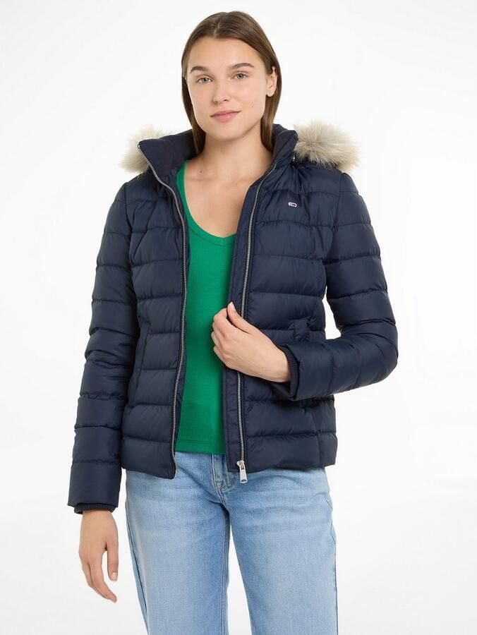 Tommy Jeans Curve Gewatteerde jas TJW BASIC HOODED DOWN JACKET EXT - Foto 5