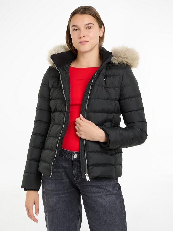 Tommy Jeans Curve Gewatteerde jas TJW BASIC HOODED DOWN JACKET EXT - Foto 5
