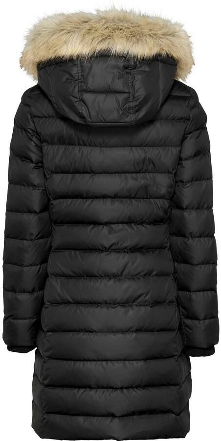 Tommy Jeans Slim fit gewatteerde lange jas met vulling van dons en veren - Foto 3