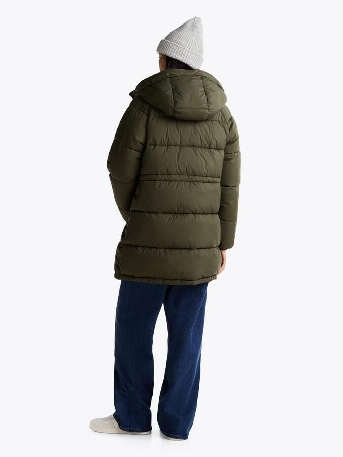 TOMMY JEANS Dames Jassen Tjw Midi Vail Puffer Groen - Foto 4