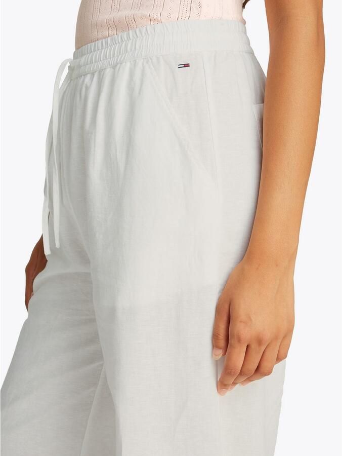 TOMMY JEANS Geweven broek TJW LINEN PANT met geborduurd logo - Foto 2