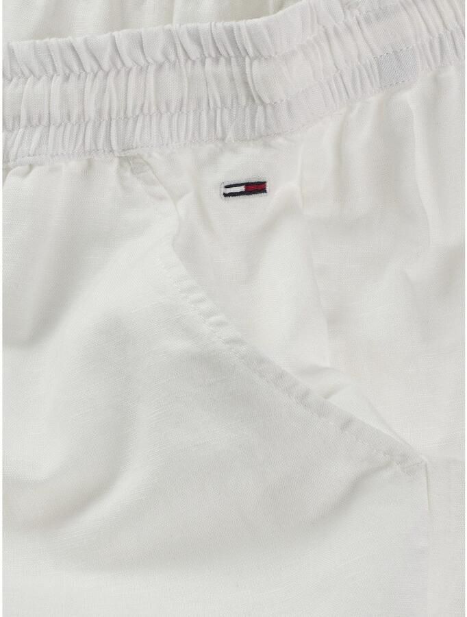 TOMMY JEANS Geweven broek TJW LINEN PANT met geborduurd logo