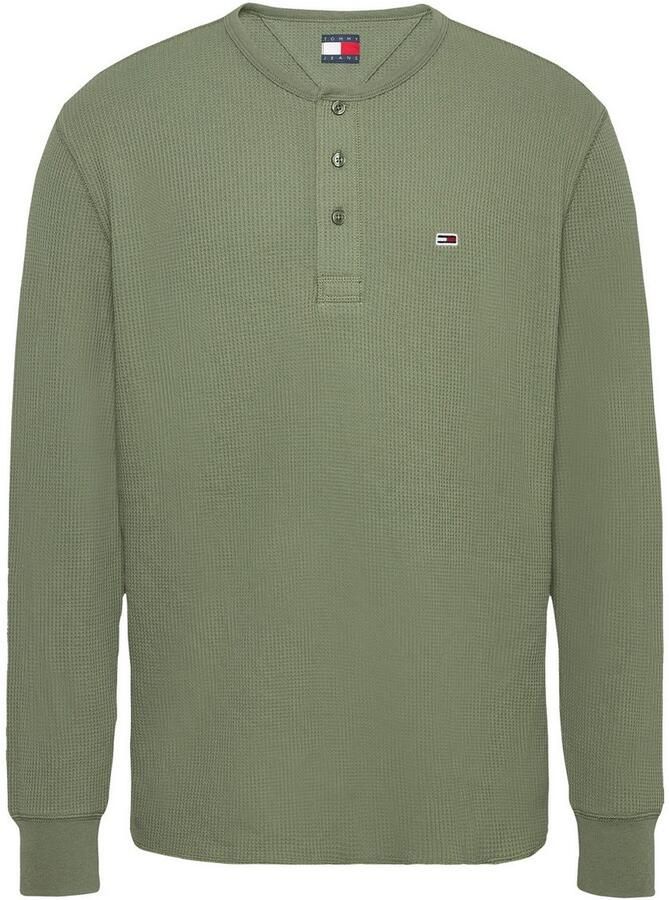 TOMMY JEANS Henleyshirt TJM REG WAFFLE HENLEY LS TEE - Foto 5