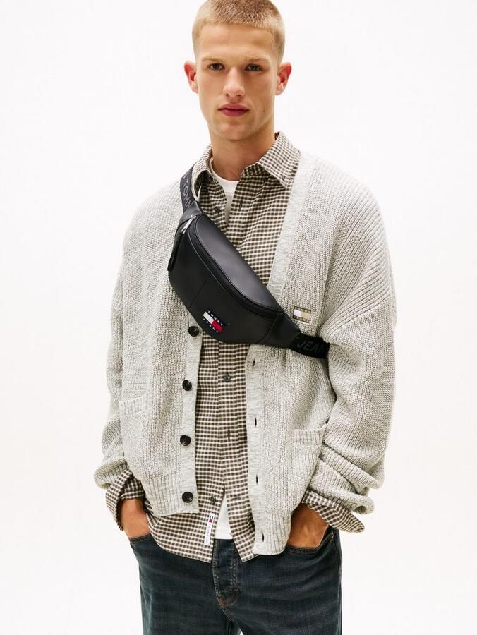 TOMMY JEANS Heuptas TJM ESS DAILY PU BUMBAG men crossoverbag minibag met vlaggen-embleem - Foto 3