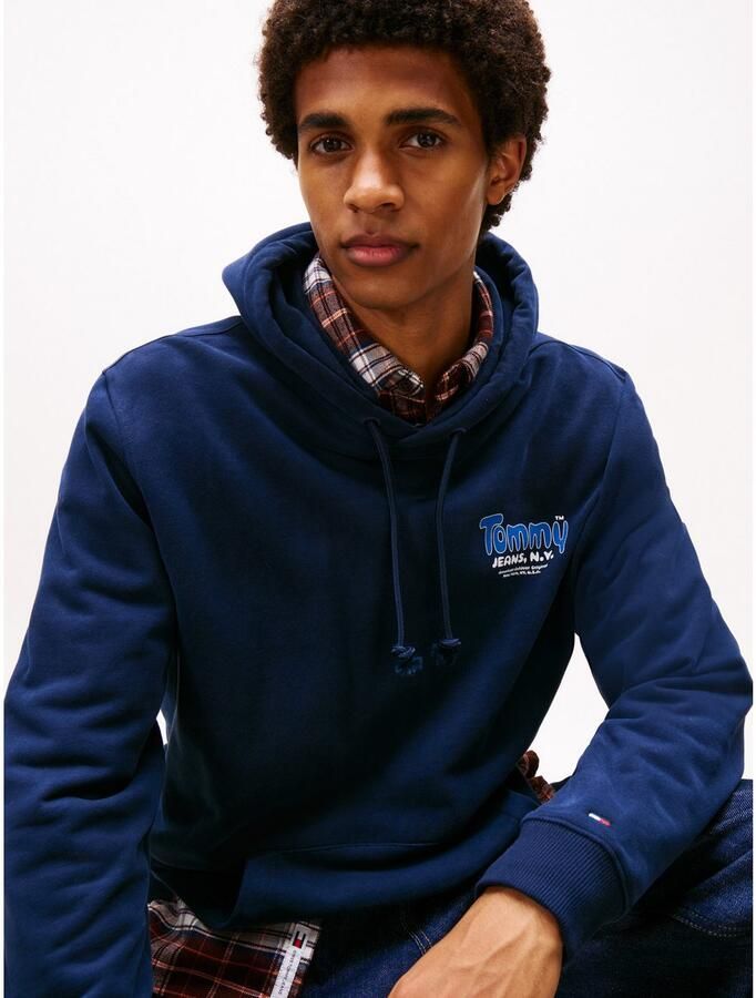 TOMMY JEANS Hoodie FONT PLAY HOODIE Regular fit met capuchon