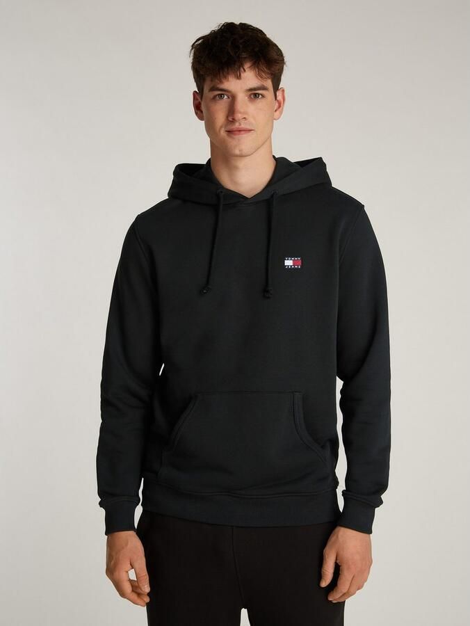 Tommy Jeans Eco-Vriendelijke Heren Capshirt Sweatshirt Black Heren - Foto 6