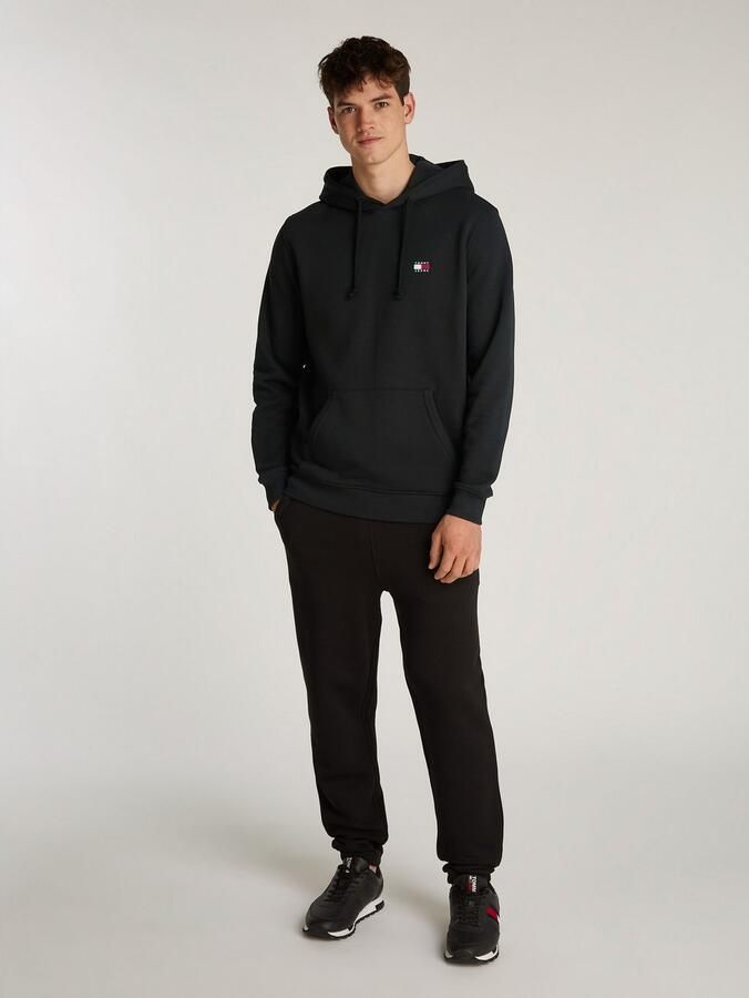 Tommy Jeans Eco-Vriendelijke Heren Capshirt Sweatshirt Black Heren - Foto 9