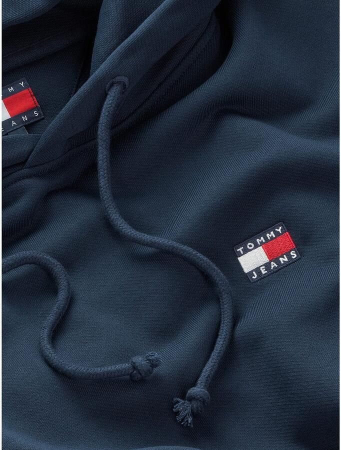 Tommy Jeans Sweater Reg Logo Badge Hoodie Dark Night Navy - Foto 3