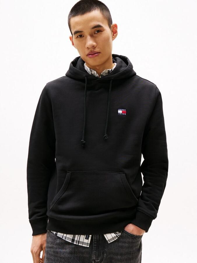 Tommy Jeans Eco-Vriendelijke Heren Capshirt Sweatshirt Black Heren - Foto 11