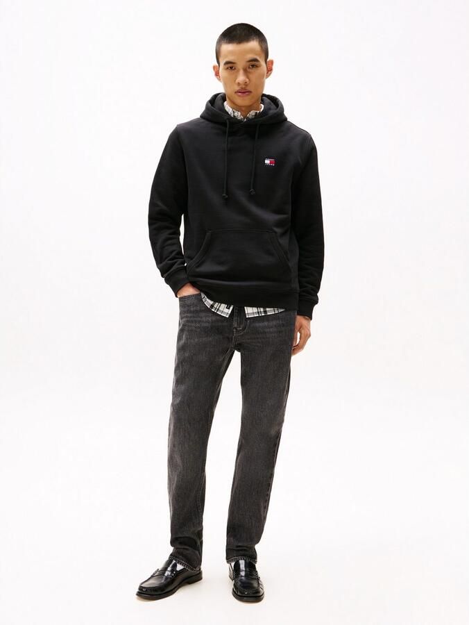 Tommy Jeans Eco-Vriendelijke Heren Capshirt Sweatshirt Black Heren - Foto 12