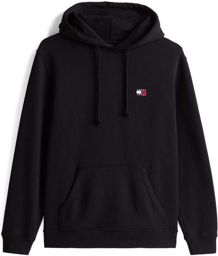 Tommy Jeans Eco-Vriendelijke Heren Capshirt Sweatshirt Black Heren