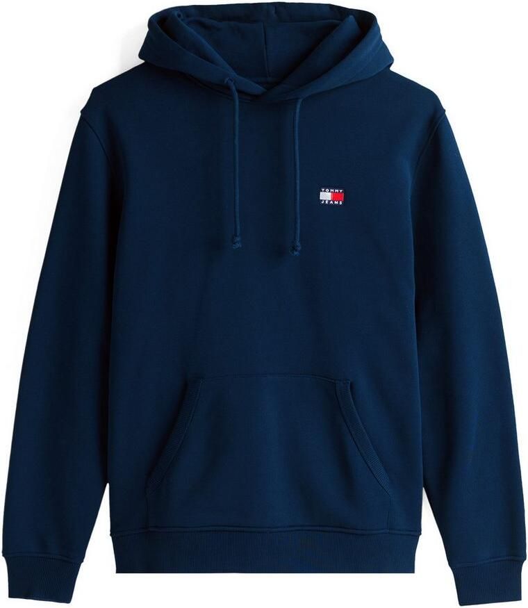 Tommy Jeans Sweater Reg Logo Badge Hoodie Dark Night Navy