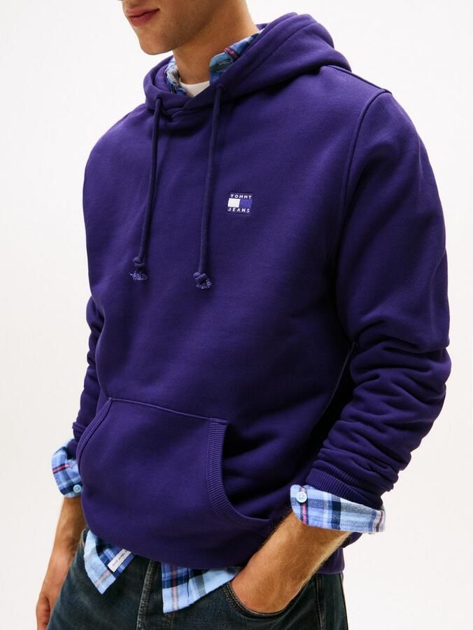 Tommy Jeans Regular fit hoodie van puur katoen