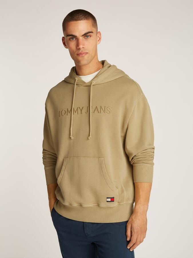 TOMMY JEANS Hoodie TJM RLX TJ LABEL HOODIE met groot logoborduursel - Foto 6