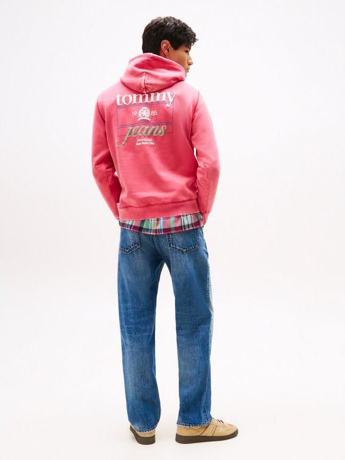 TOMMY JEANS Hoodie TJM WASHED CREST PLAY regular fit sweatshirt rugprint - Foto 2