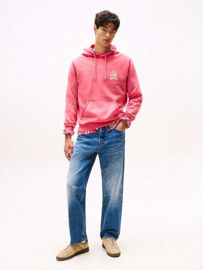 TOMMY JEANS Hoodie TJM WASHED CREST PLAY regular fit sweatshirt rugprint - Foto 3