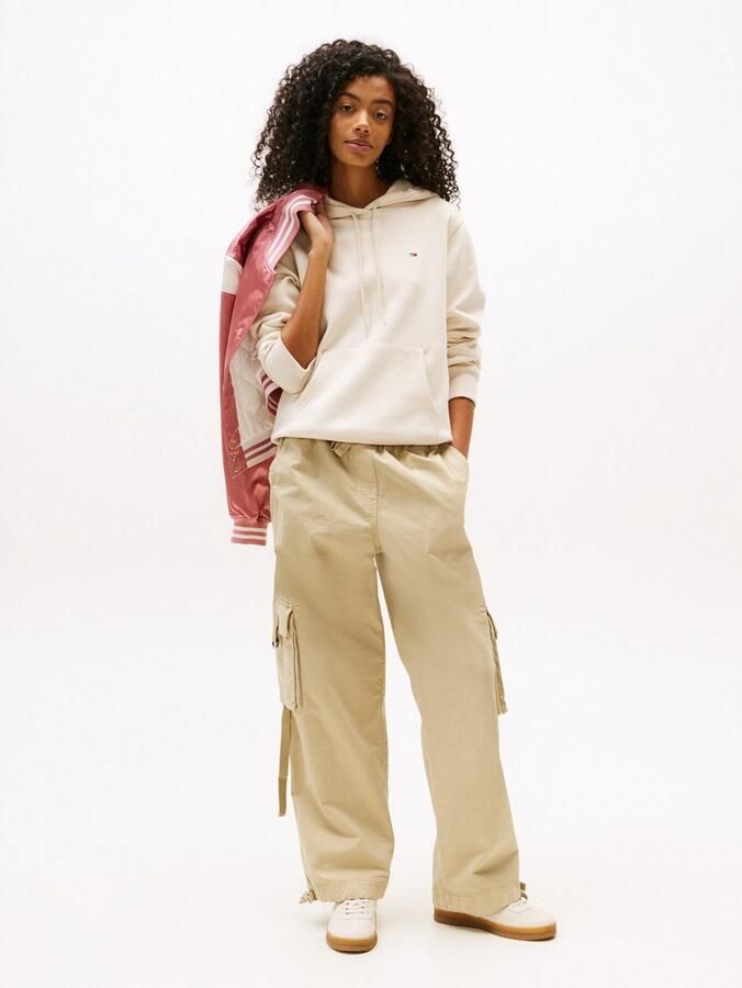 Tommy Hilfiger Regular Small Flag Logo Hoodie Dames