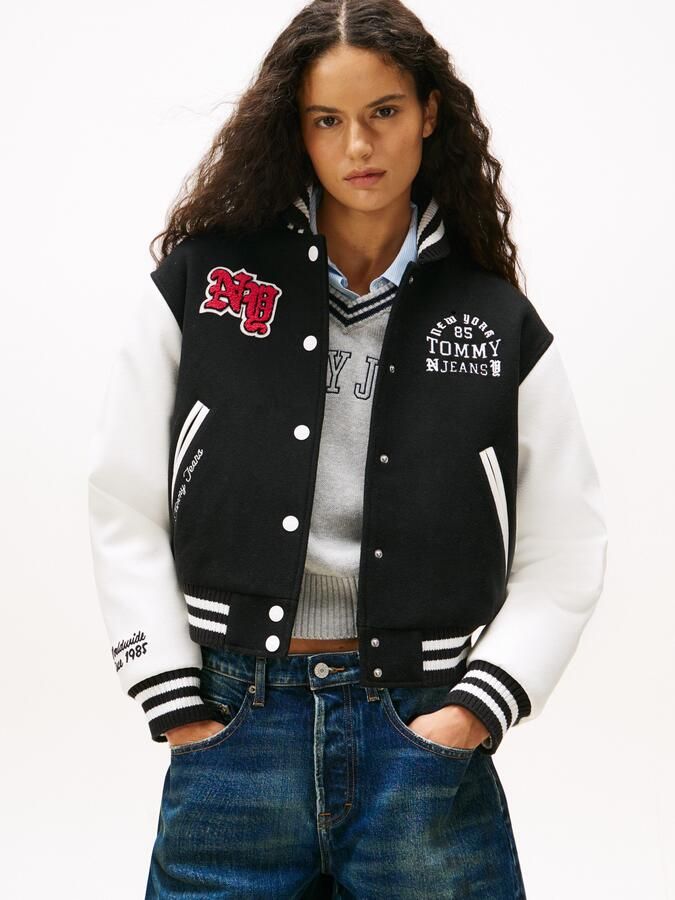 TOMMY JEANS Jack in collegestijl TJW WOOL VARSITY JACKET - Foto 5