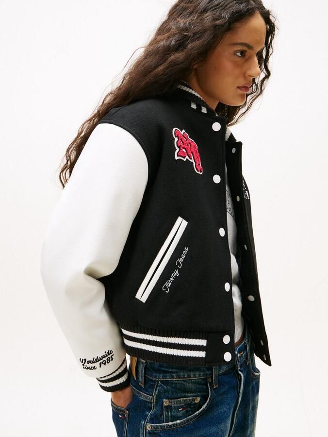 TOMMY JEANS Jack in collegestijl TJW WOOL VARSITY JACKET