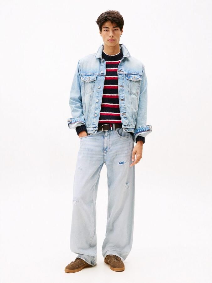 TOMMY JEANS jack RYAN RGLR TRCKR RWB EXT CI6033 Vrijetijdsjas overgangsjas met ronde hals - Foto 9