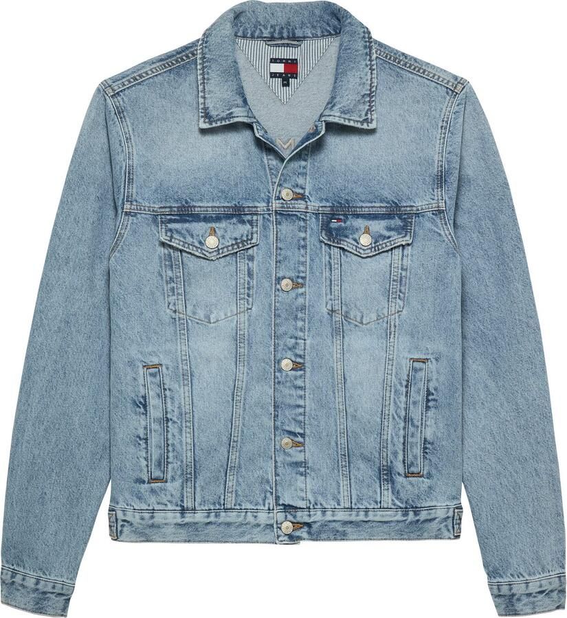 TOMMY JEANS jack RYAN RGLR TRCKR RWB EXT CI6033 Vrijetijdsjas overgangsjas met ronde hals - Foto 4
