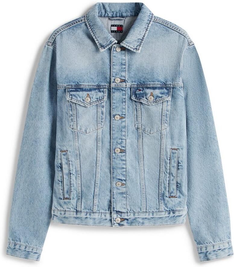 TOMMY JEANS jack RYAN RGLR TRCKR RWB EXT CI6033 Vrijetijdsjas overgangsjas met ronde hals - Foto 5