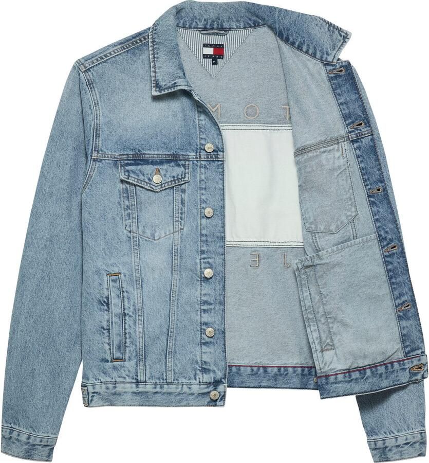 TOMMY JEANS jack RYAN RGLR TRCKR RWB EXT CI6033 Vrijetijdsjas overgangsjas met ronde hals - Foto 3