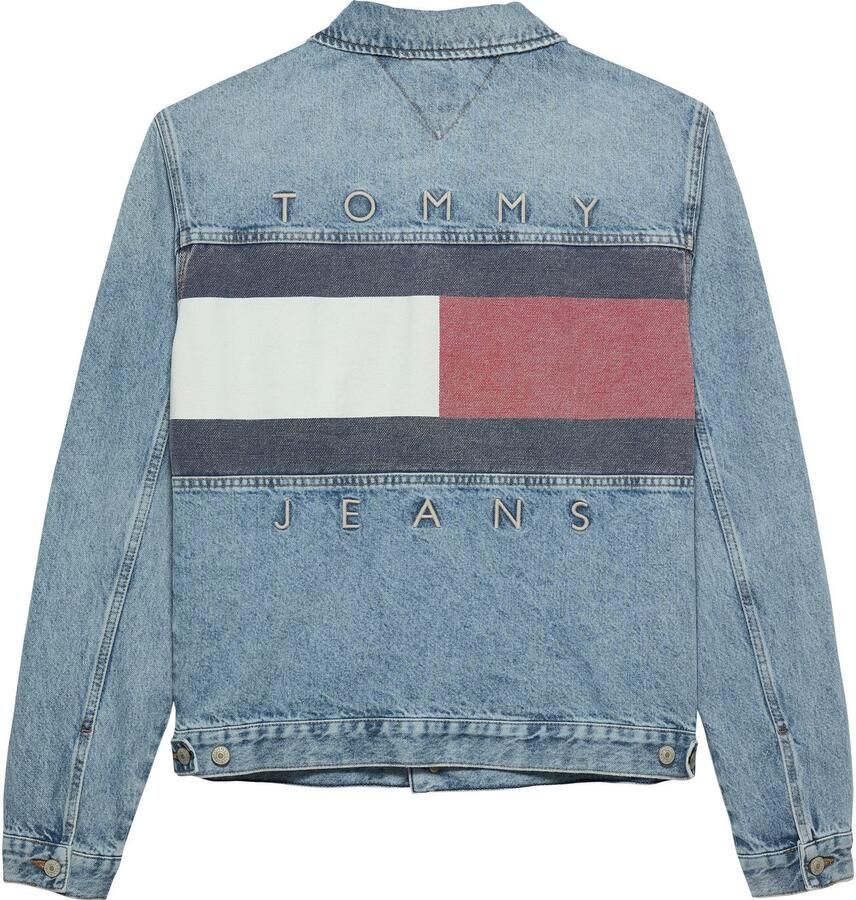 TOMMY JEANS jack RYAN RGLR TRCKR RWB EXT CI6033 Vrijetijdsjas overgangsjas met ronde hals - Foto 2