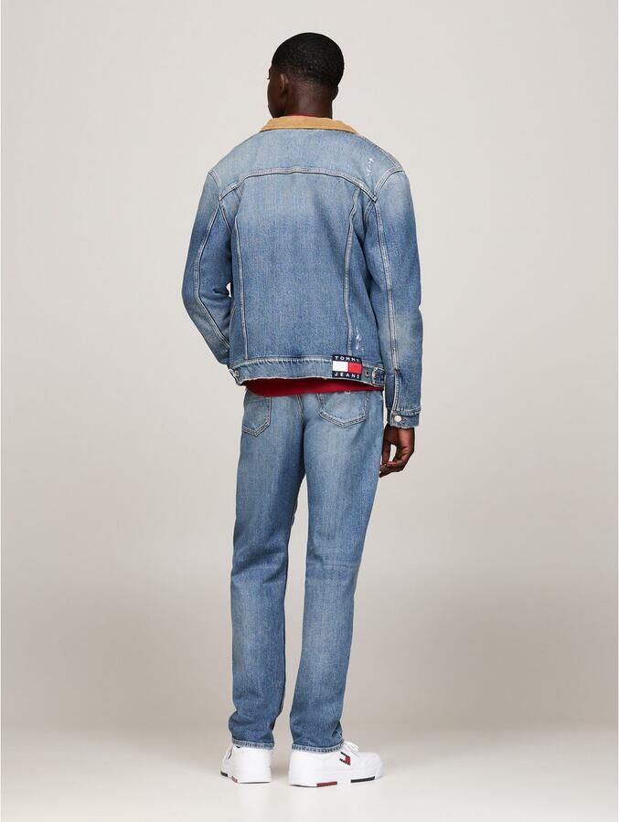 TOMMY JEANS jack RYAN TEDDY RGLR TRCKR DH6138 EXT geborduurd merkembleem aan de zoom