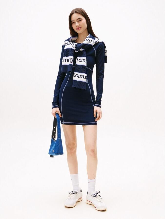 TOMMY JEANS Jerseyjurk TJW BODYCON LINEAR MINI DRESS - Foto 2