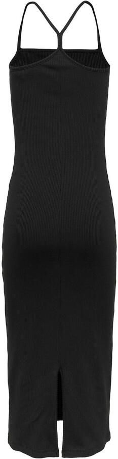 TOMMY JEANS Jerseyjurk TJW STRAPPY BADGE RIB DRESS met bandjes ribstof logo-badge - Foto 4