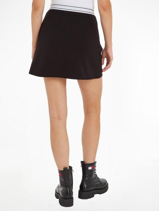TOMMY JEANS Jerseyrok TJW LOGO TAPING MINI SKIRT Webrok met logo-elastiektape - Foto 4