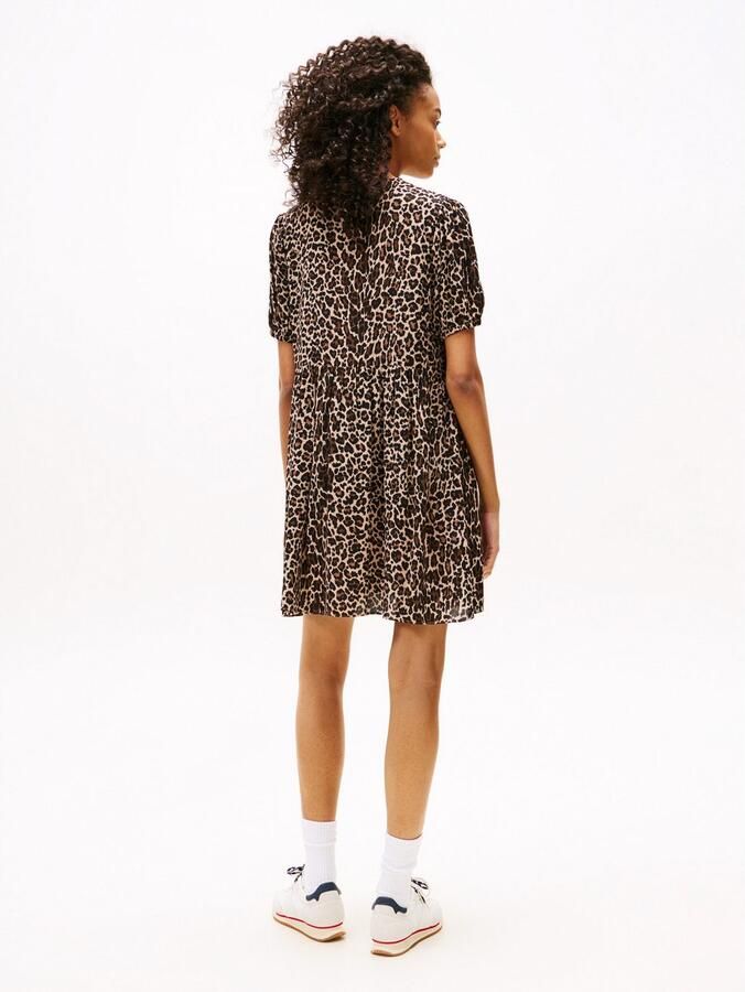 TOMMY JEANS Jurk in a-lijn TJW TIE DETAIL MINI DRESS - Foto 4