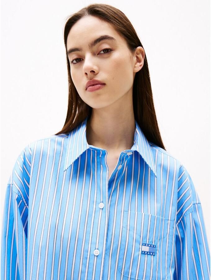 TOMMY JEANS Jurk met overhemdkraag TJW OVS MINI SHIRT DRESS EXT - Foto 2