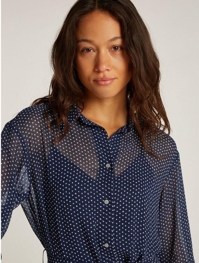 TOMMY JEANS Jurk met overhemdkraag TJW STAR MINI SHIRT DRESS EXT - Foto 2