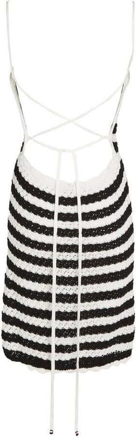TOMMY JEANS Jurk met spaghettibandjes TJW CROCHET STRIPE DRESS - Foto 9