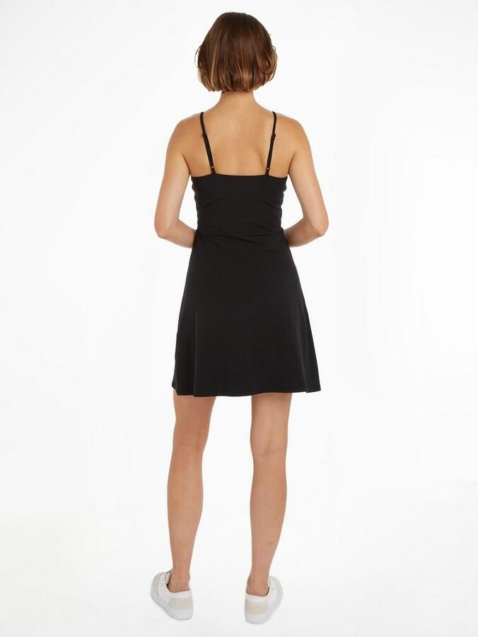 TOMMY JEANS Jurk met spaghettibandjes TJW ESSENTIAL STRAP FLARE DRESS met verstelbare spaghettibandjes - Foto 3