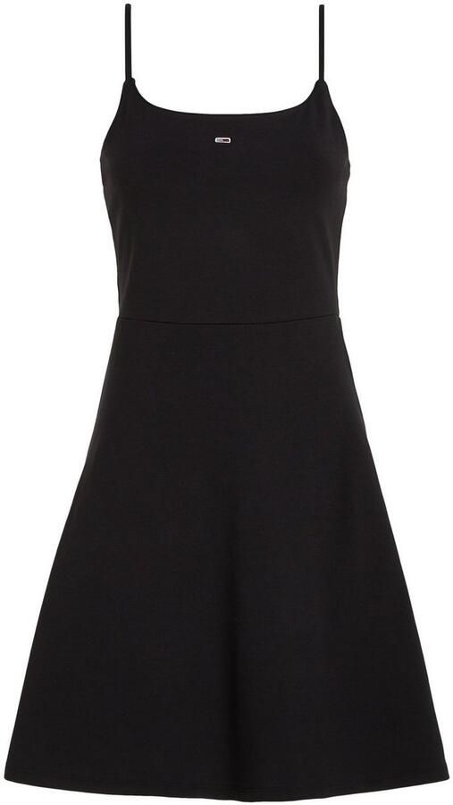 TOMMY JEANS Jurk met spaghettibandjes TJW ESSENTIAL STRAP FLARE DRESS met verstelbare spaghettibandjes - Foto 4