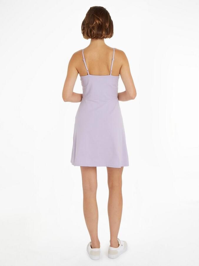 TOMMY JEANS Jurk met spaghettibandjes TJW ESSENTIAL STRAP FLARE DRESS met verstelbare spaghettibandjes - Foto 3